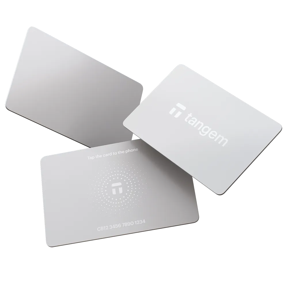 Tangem Wallet 3 Cards